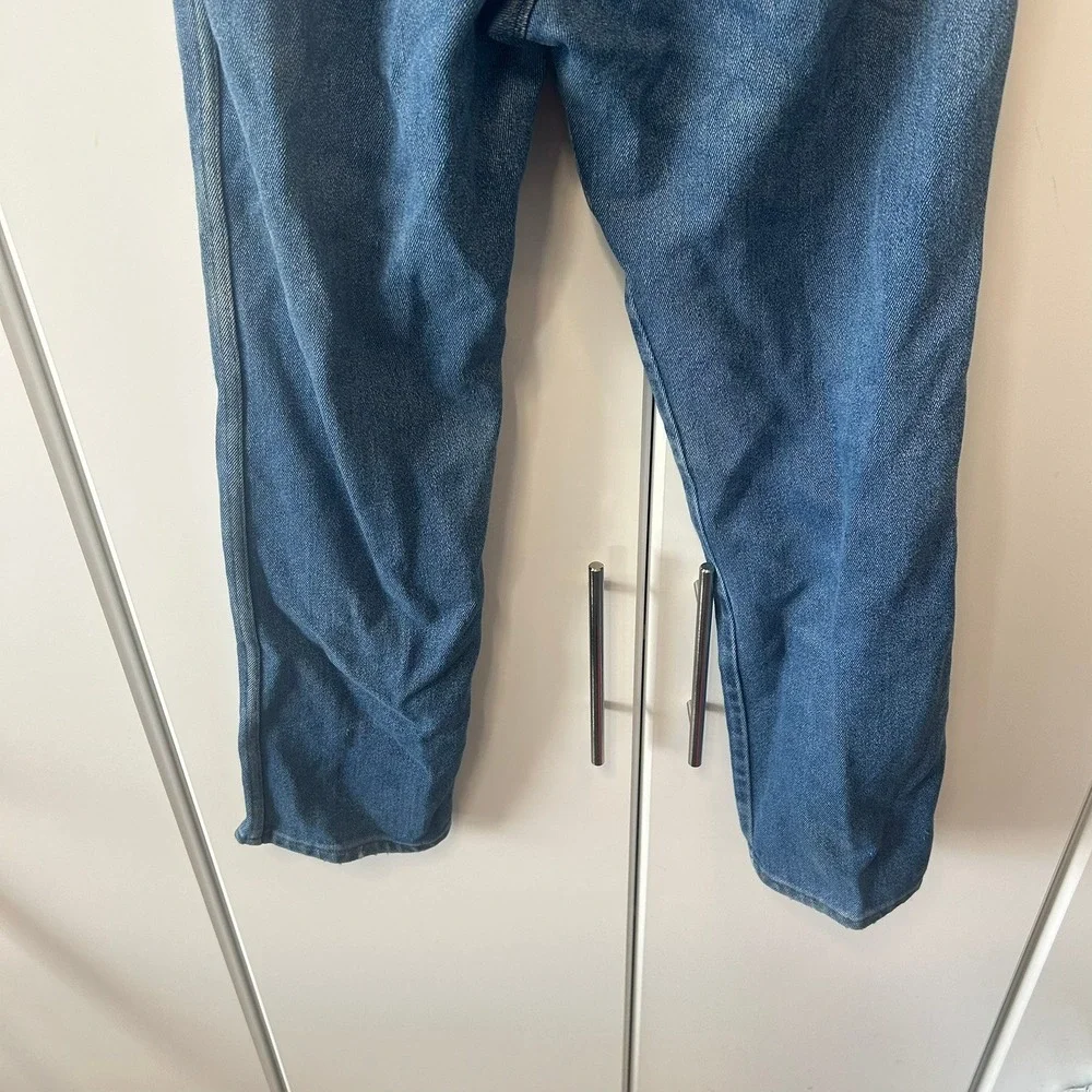 Vintage Wrangler Misses Regular Fit High Rise Straight Leg Blue Jeans Size 12